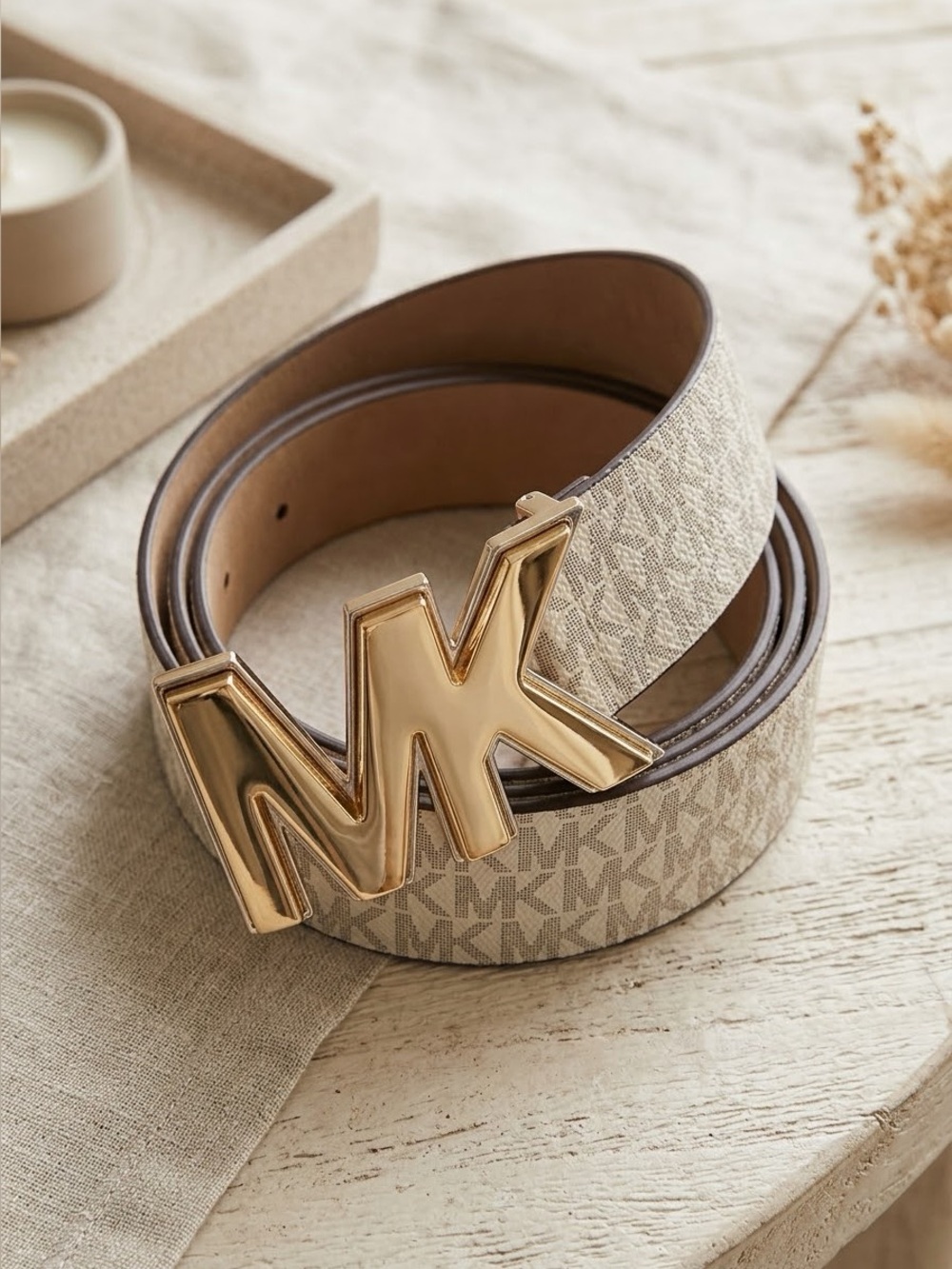 Michael Kors MK Logo Belt – Size XL – 49 inches